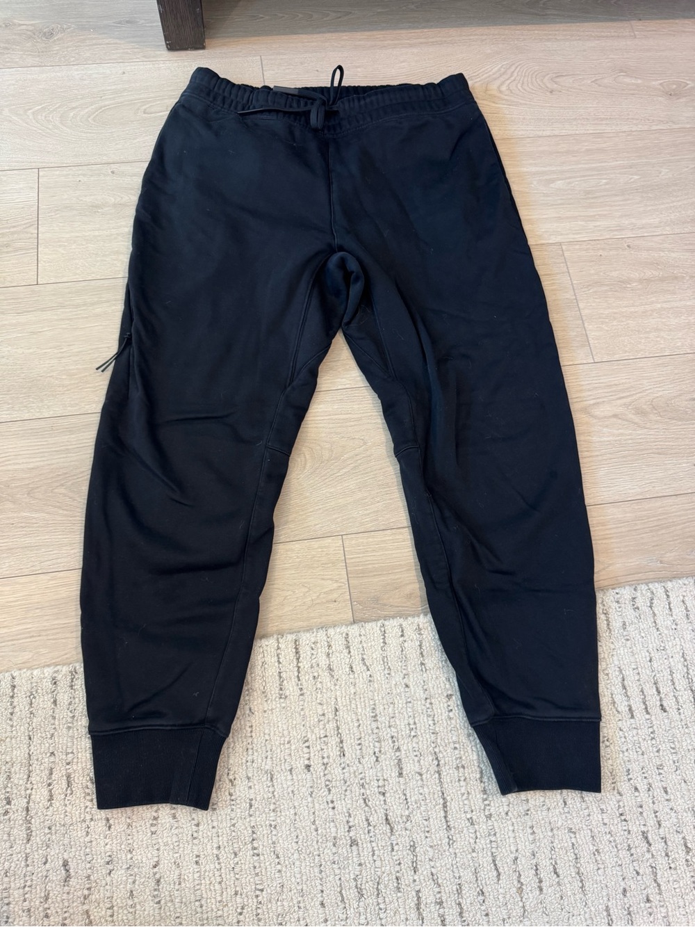 Theory Men's Black Drawstring Joggers